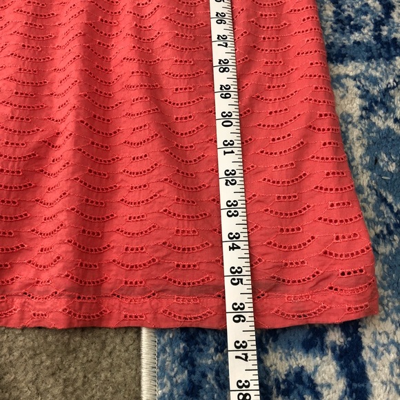 ‼️REDUCED‼️ NWOT Coral Eyelet Sheath Dress - Picture 7 of 8